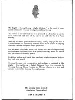 The English-Gooreng / Gooreng-English Dictionary - Image 2