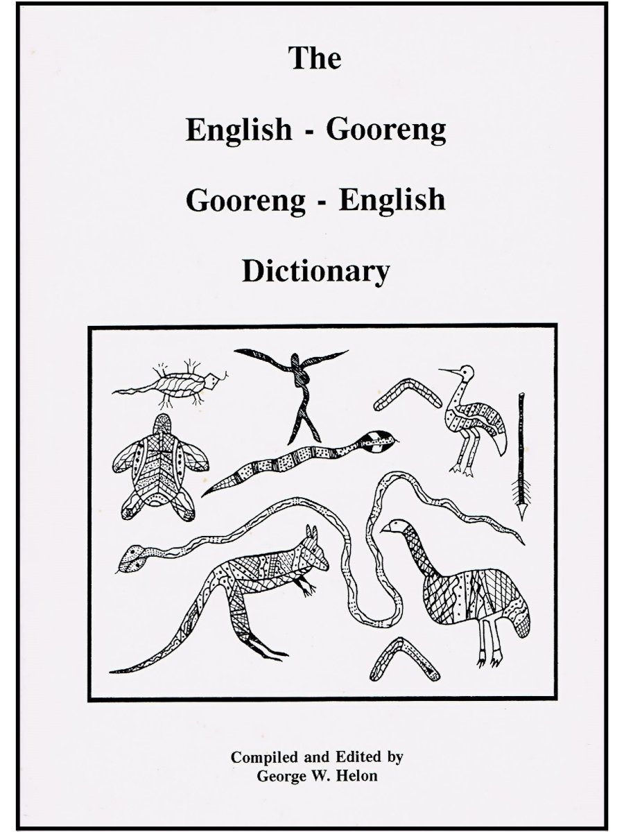0-646-20654-0 The English-Gooreng / Gooreng-English Dictionary - Image 1