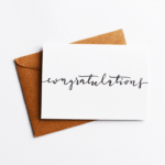 Congratulations - Greeting Card in English
