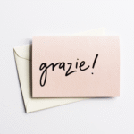 Grazie! - Thank You Card in Italian