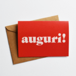 Auguri! - Congratulations Card in Italian