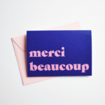 Merci Beaucoup - Thank You Card in French
