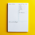 A5 To-Do List Notepad - English-French