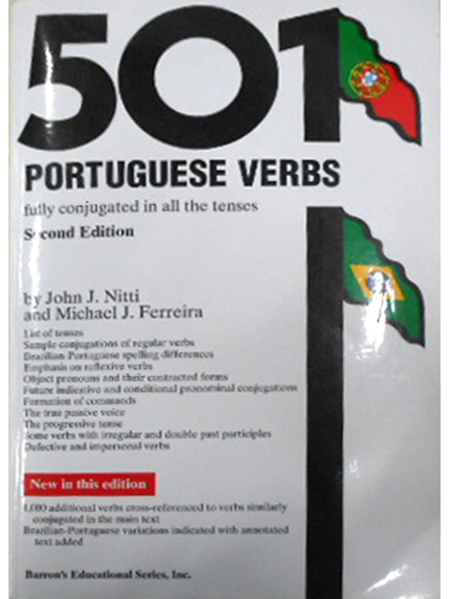 9780764129162 Barron's 501 Portuguese Verbs E2 - Image 1