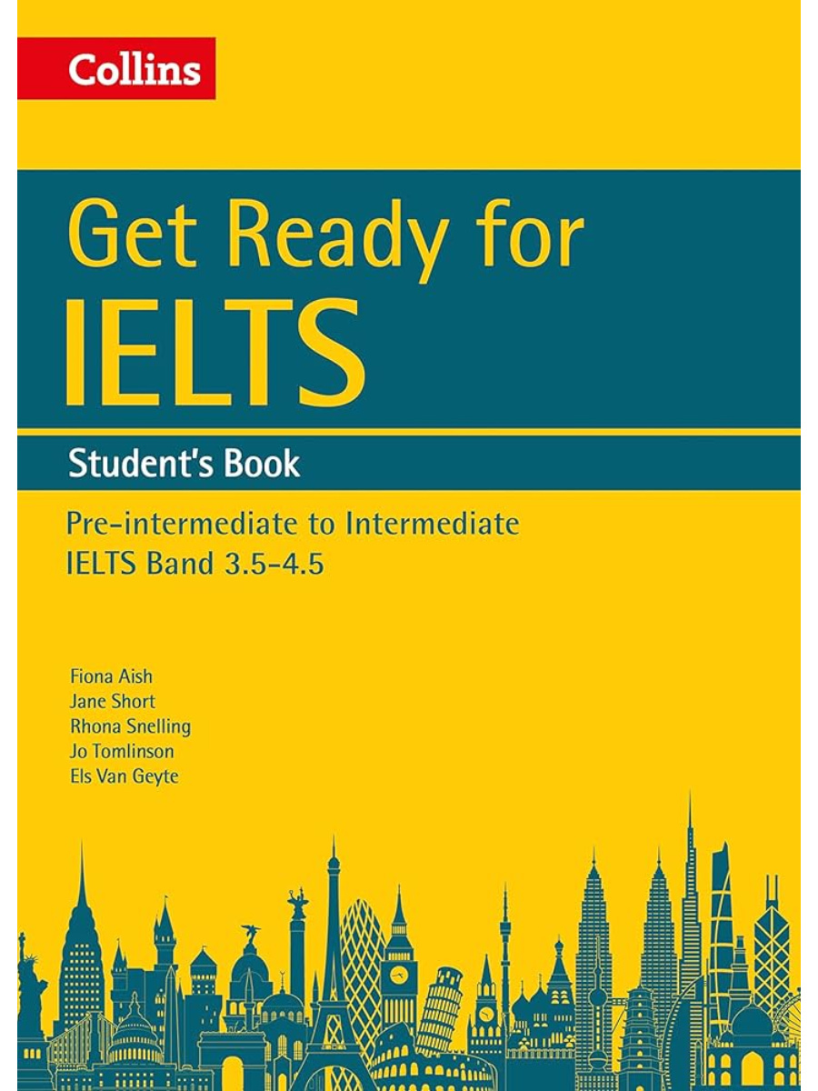 9780008139179(1) Collins English For IELTS - Get Ready For IELTS: Student's Book: IELTS 4+ (A2+) - Image 1