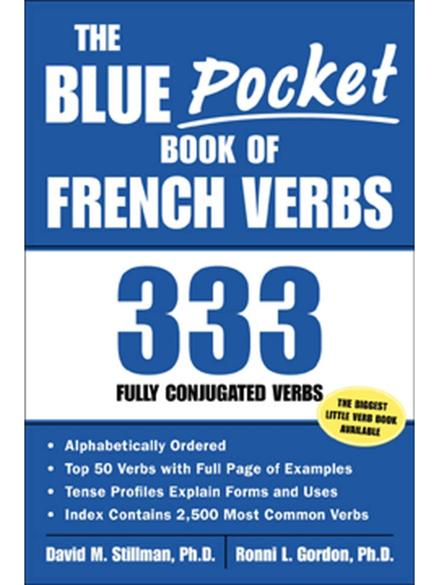 9780071421638(1) The Blue Pocket Book of French Verbs - Image 1