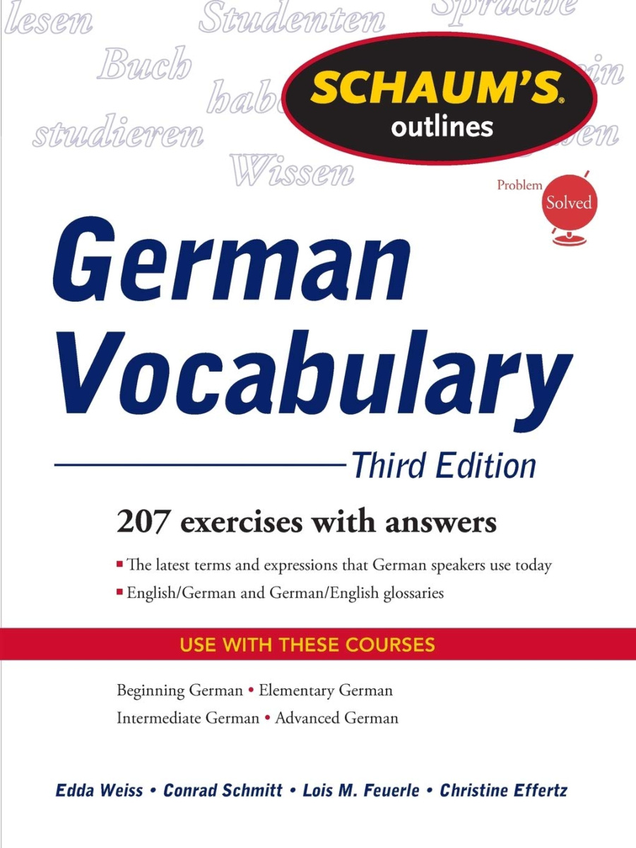 9780071615471(1) Schaum's Outline of German Vocabulary E3 - Image 1