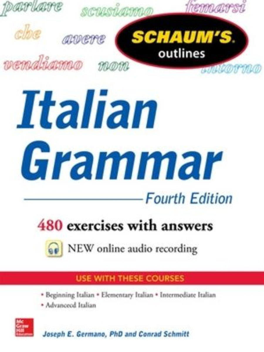 9780071823609(1) Schaum's Outline of Italian Grammar 4th Edition - Image 1