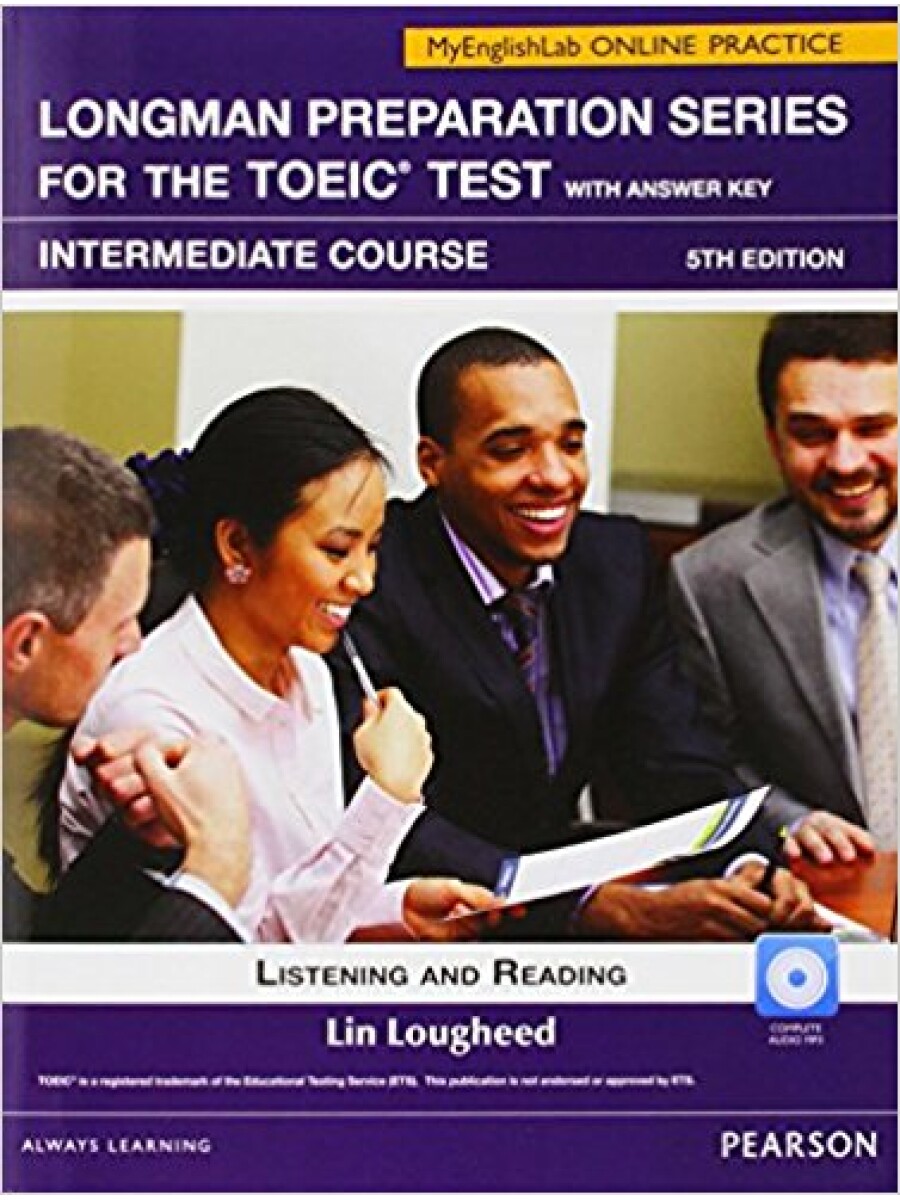 9780132862721 Longman Prep Series for the TOEIC Test: Listening and Reading Intermed - Image 1