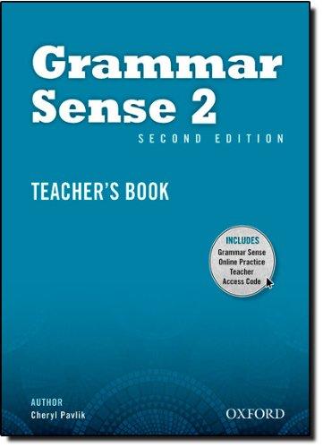 9780194489393 Grammar Sense: 2: Teacher's Book with Online Practice Access Code Card - Image 1