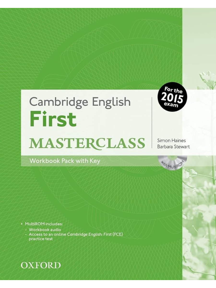 9780194512848(1) Cambridge English: First Masterclass: Workbook Pack with Key - Image 1