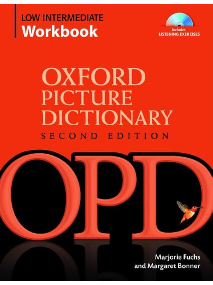 9780194740487(1) Oxford Picture Dictionary E2 Low Intermediate Workbook + CDs - Image 1