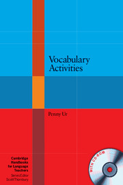 9780521181143 Vocabulary Activities with CD-Rom - Image 1