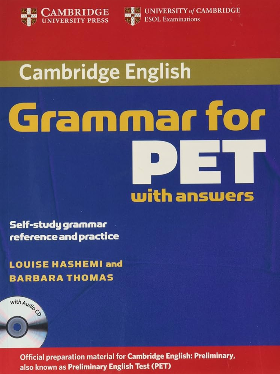 9780521601207(1) Cambridge Grammar for PET Book with Answers and Audio CD - Image 1