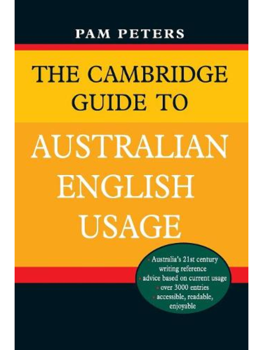9780521702423(1) The Cambridge Guide to Australian English Usage - Image 1