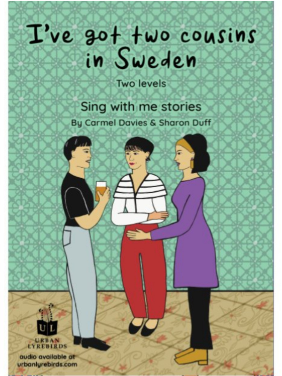 9780645150575 Sing with Me Stories Book 05 - I’ve got two cousins in Sweden - Image 1