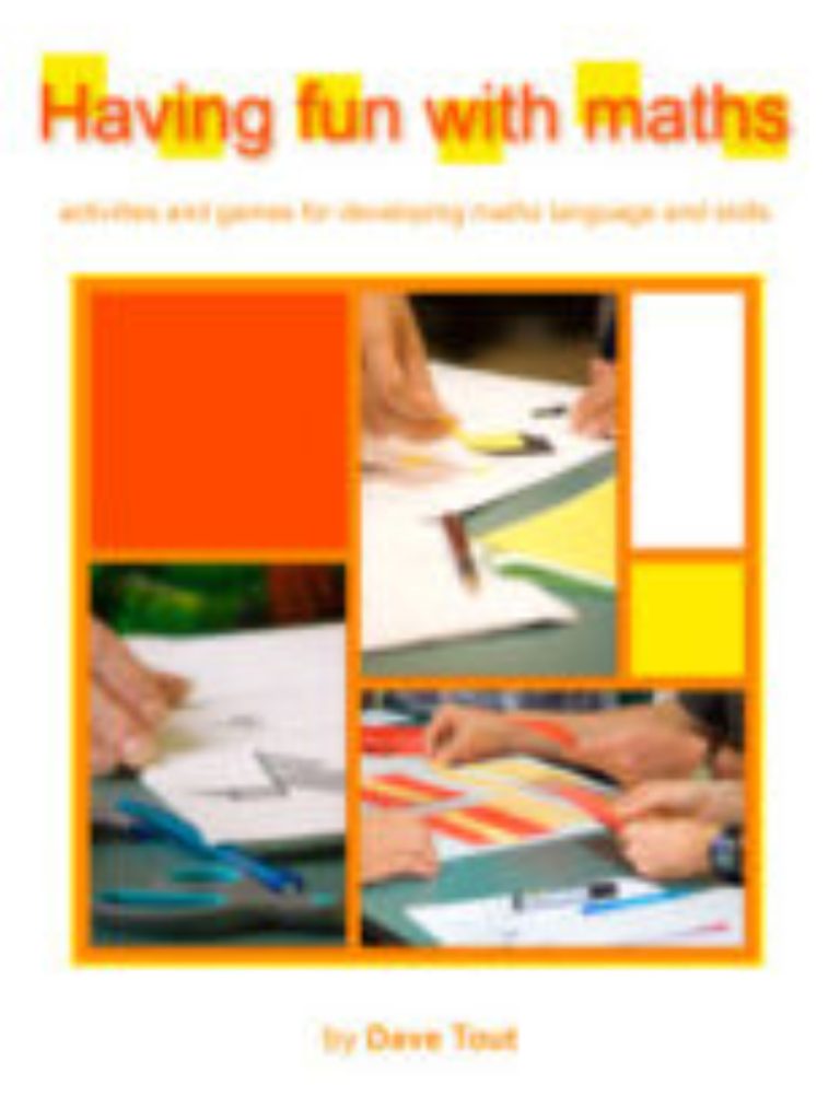 Maths Language First Having fun with maths: activities and games for developing maths ...