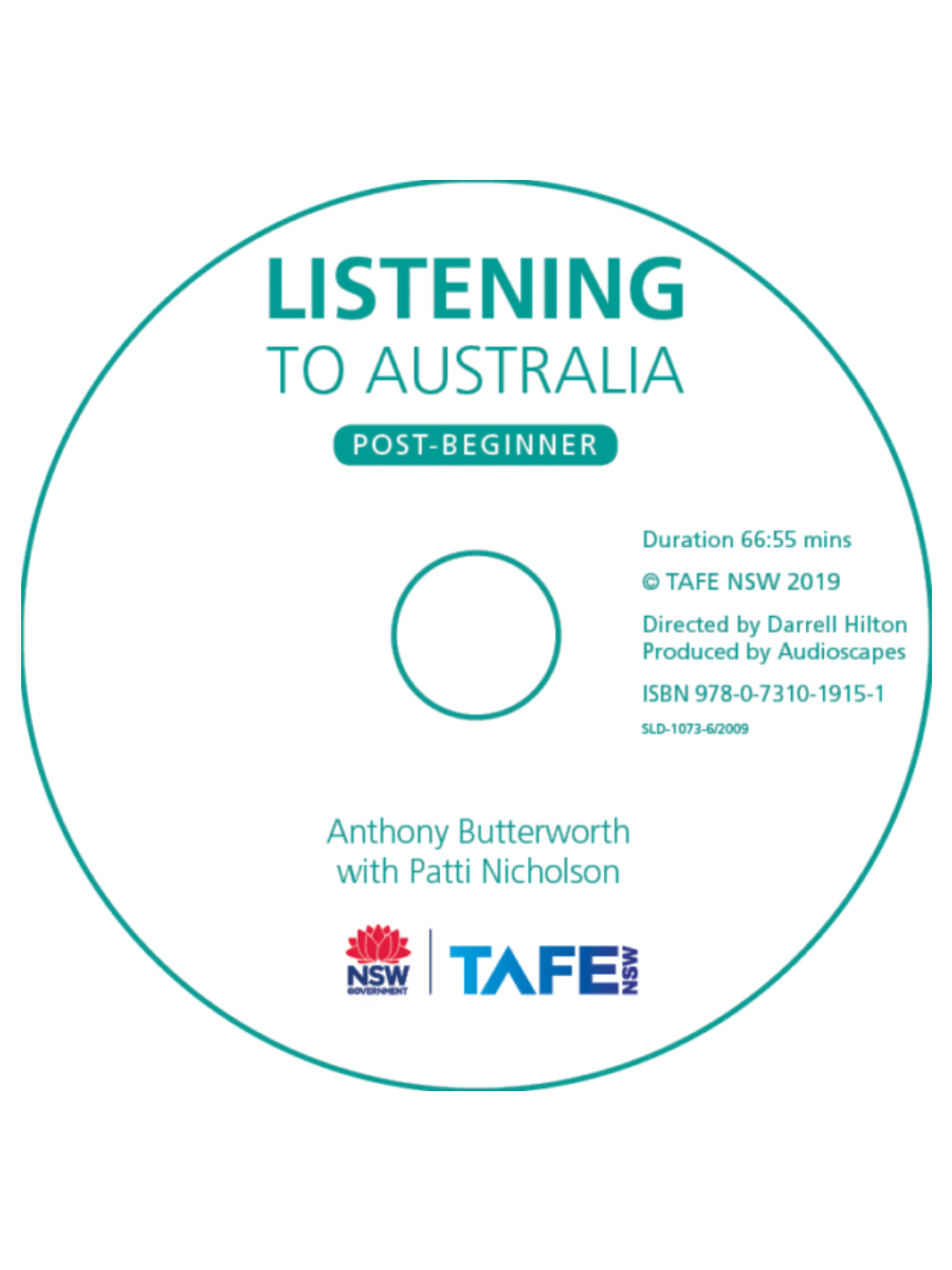 9780731019151 Listening to Australia: Post-Beginner CD - Image 1