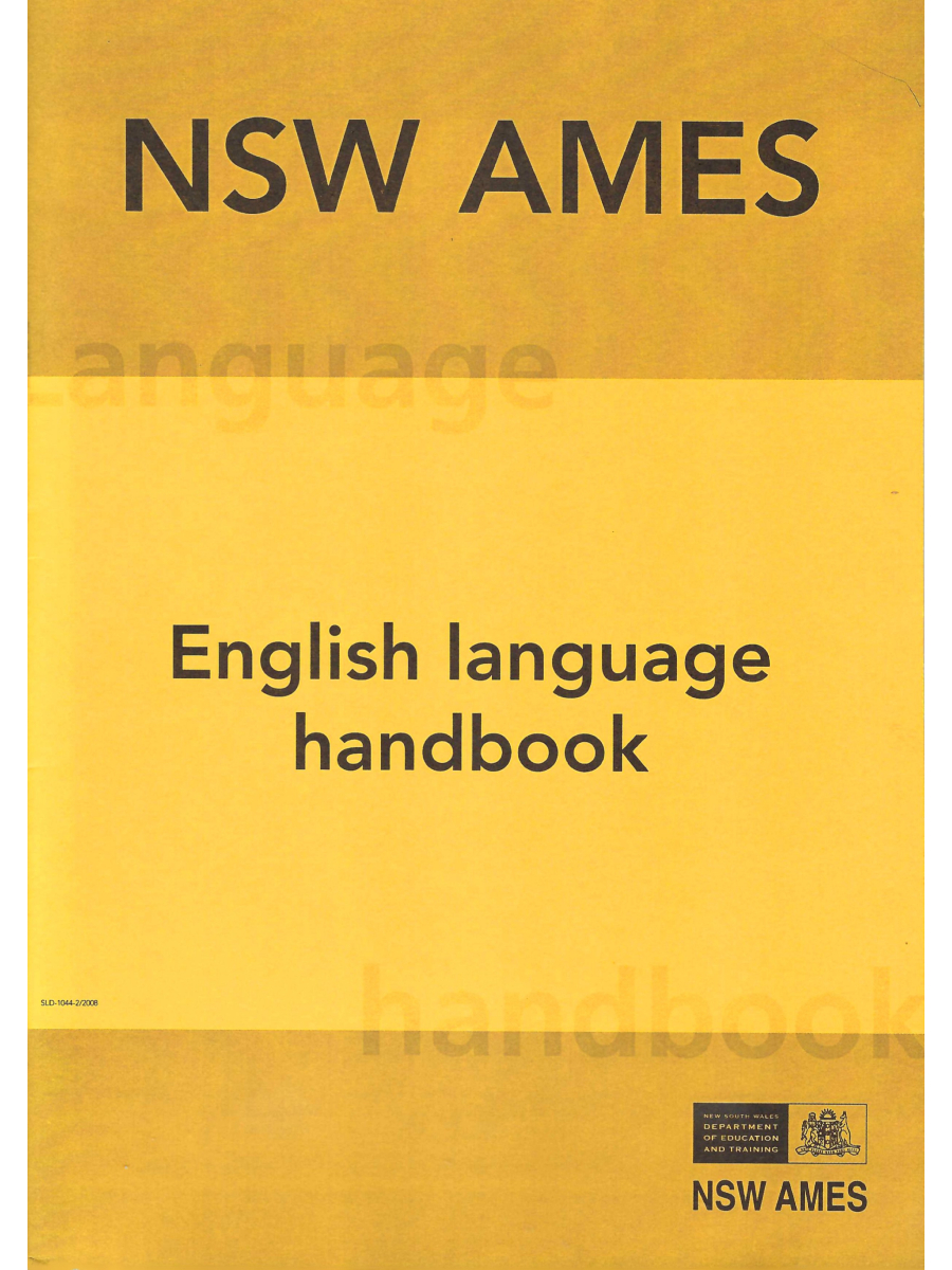9780731019496(1) Language Learning Handbooks E2: English Bilingual Resource - Image 1