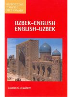 Uzbek-English/English-Uzbek Concise Dictionary