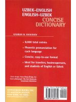 Uzbek-English/English-Uzbek Concise Dictionary - Image 2