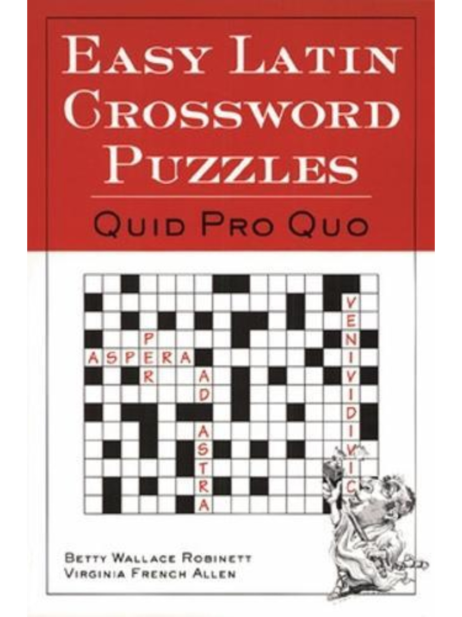 9780844284460(1) Easy Latin Crossword Puzzles - Image 1