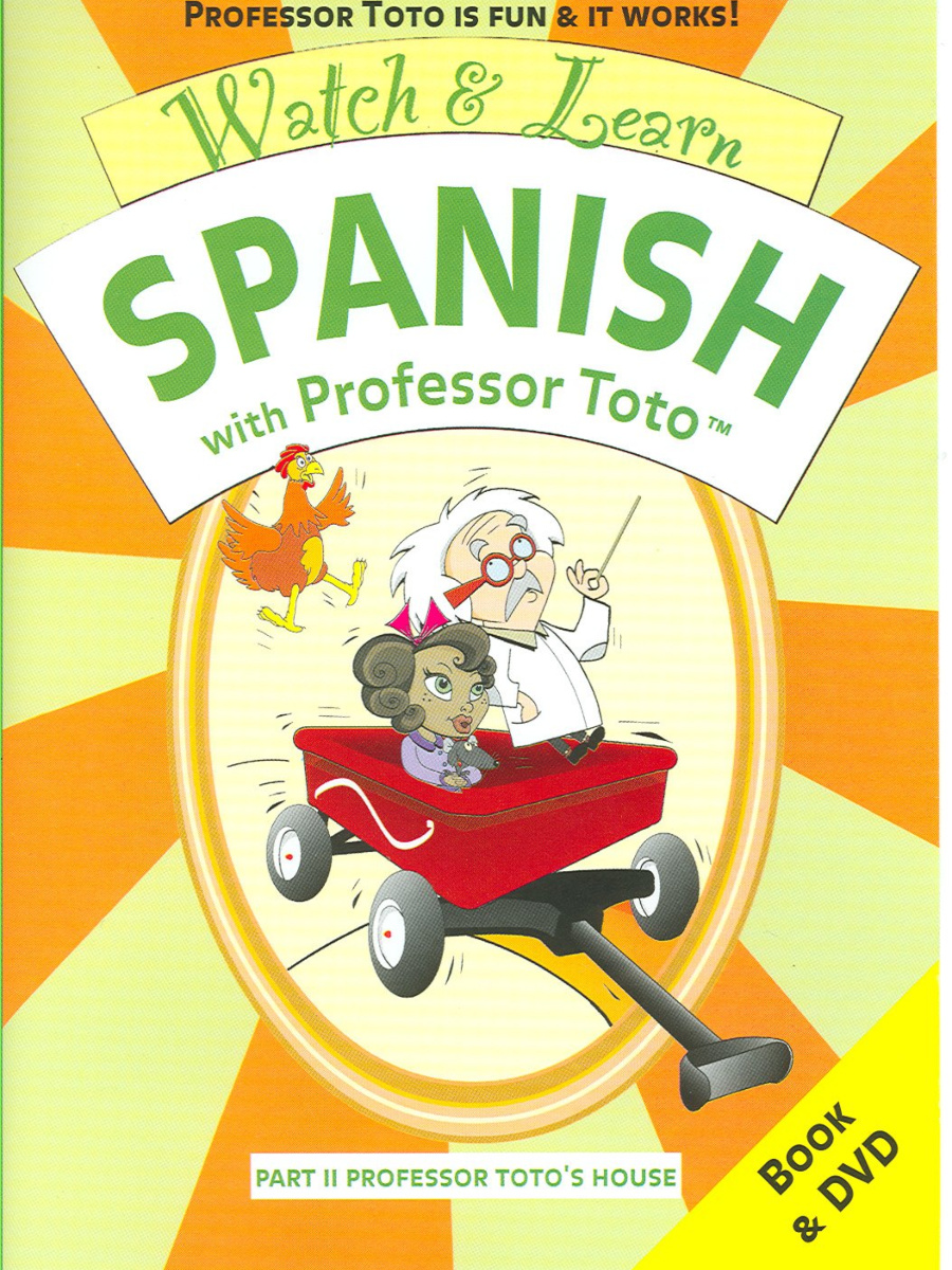 9780975565919(1) Watch & Learn Spanish with Professor Toto Part 2: Professor Toto's House DVD - Image 1
