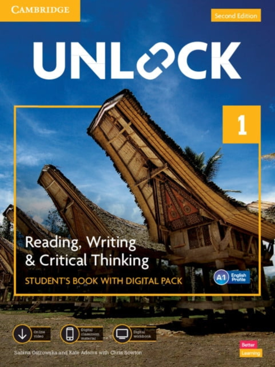 9781009031387(1) Unlock 2nd Edition Level 1 Reading, Writing and Critical Thinking Student's Book with Digital Pack - Image 1