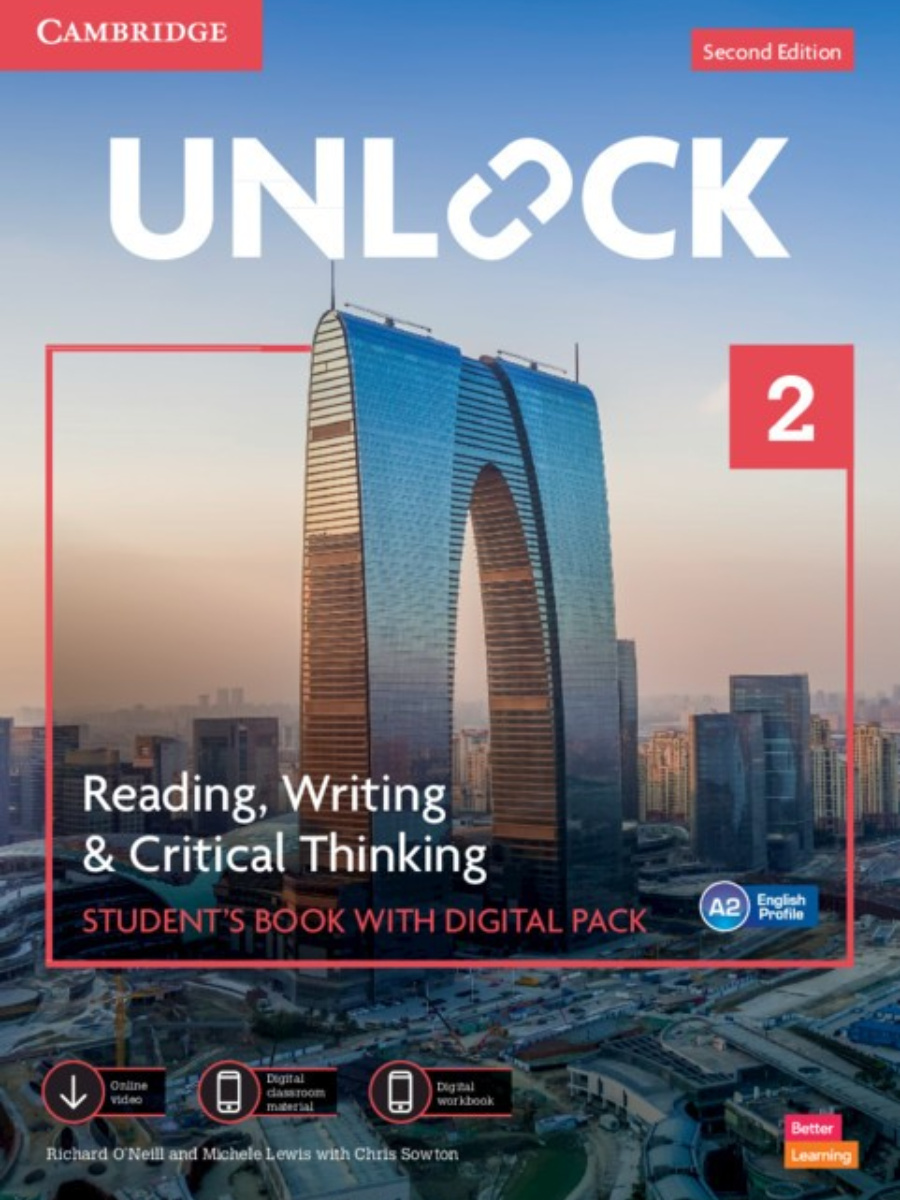 9781009031394(1) Unlock 2nd Edition Level 2 Reading, Writing and Critical Thinking Student's Book with Digital Pack - Image 1