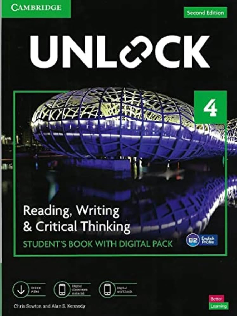 9781009031417(1) Unlock 2nd Edition Level 4 Reading, Writing and Critical Thinking Student's Book with Digital Pack - Image 1