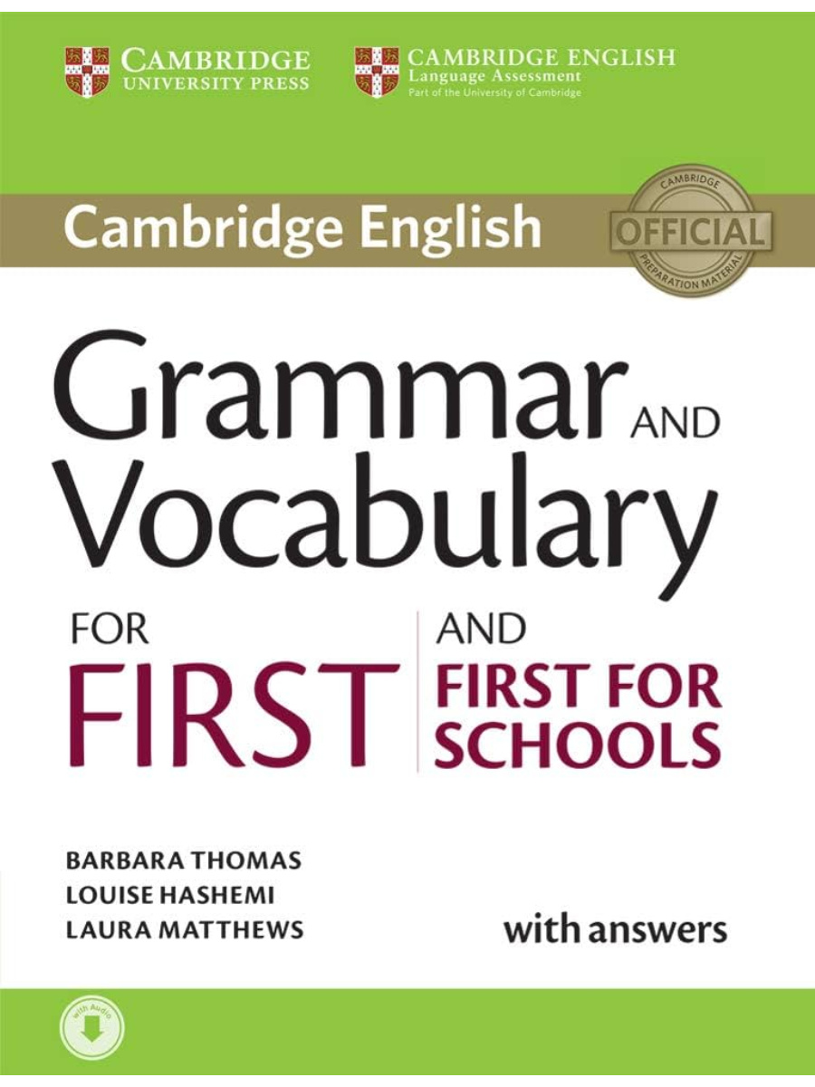 9781107481060(1) Grammar and Vocabulary for First and First for Schools Book with Answers and Audio - Image 1