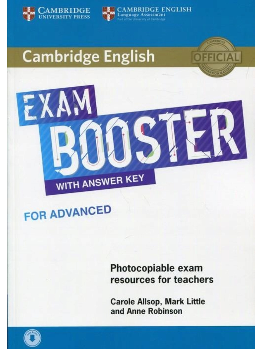 9781108349086(1) Cambridge English Exam Booster for Advanced with Answer Key with Audio Photocopiable Exam Resources for Teachers - Image 1