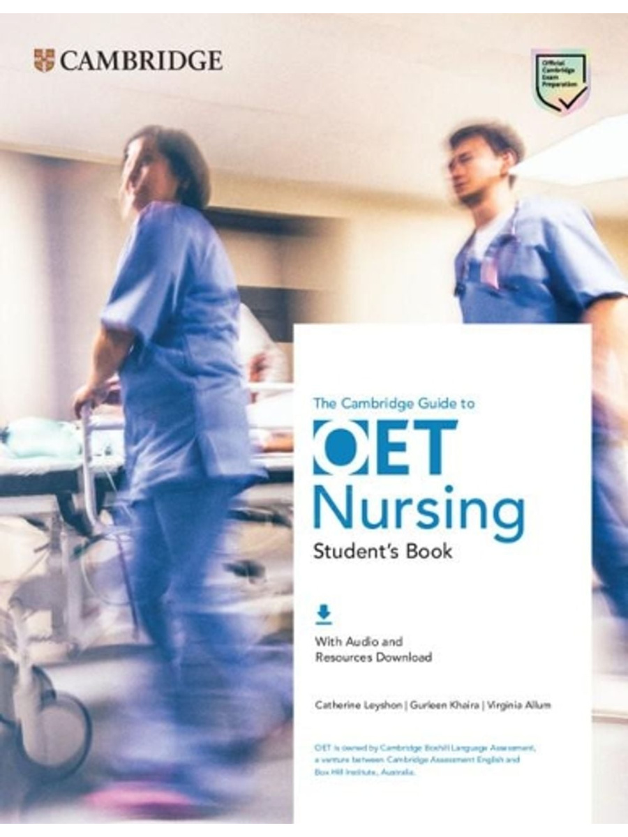 9781108881647(1) The Cambridge Guide to OET Nursing Student's Book with Audio and Resources Download - Image 1
