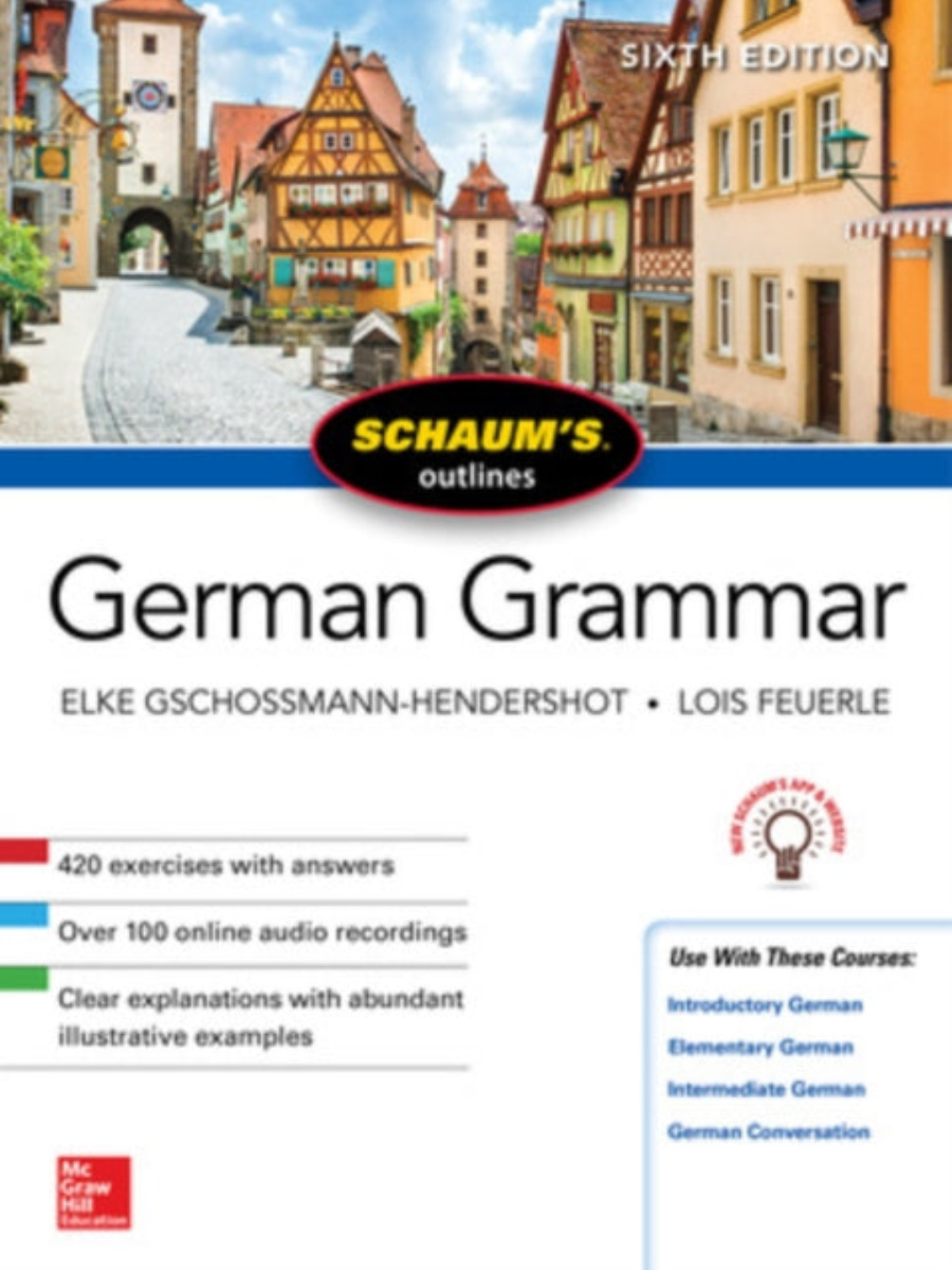 9781260120998(1) Schaum's Outline of German Grammar 6th Edition - Image 1