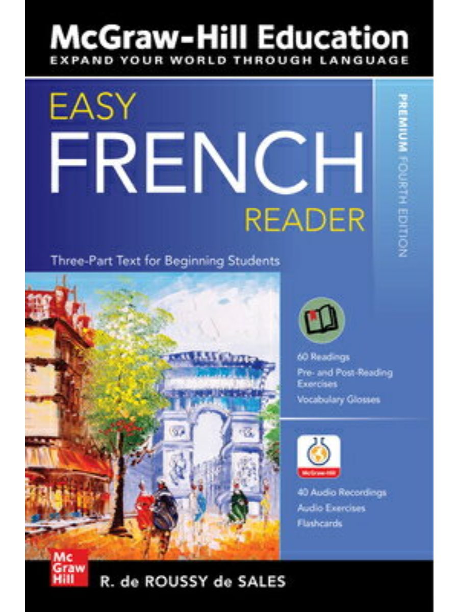 9781260463620(1) Easy French Reader 4E + Audio Recordings - Image 1