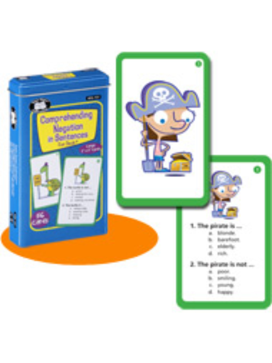 9781607230410 Fun Deck Cards - Comprehending Negation in Sentences - Image 1