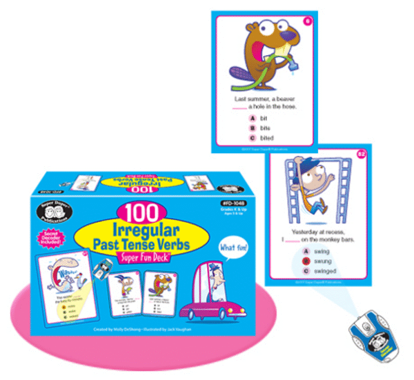 100 Irregular Past Tense Verbs Super Fun Deck – The Language People