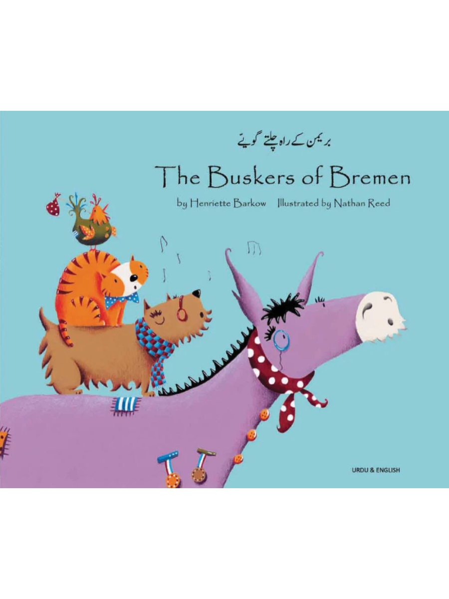 9781852697815 The Buskers of Bremen Urdu/English Bilingual - Image 1