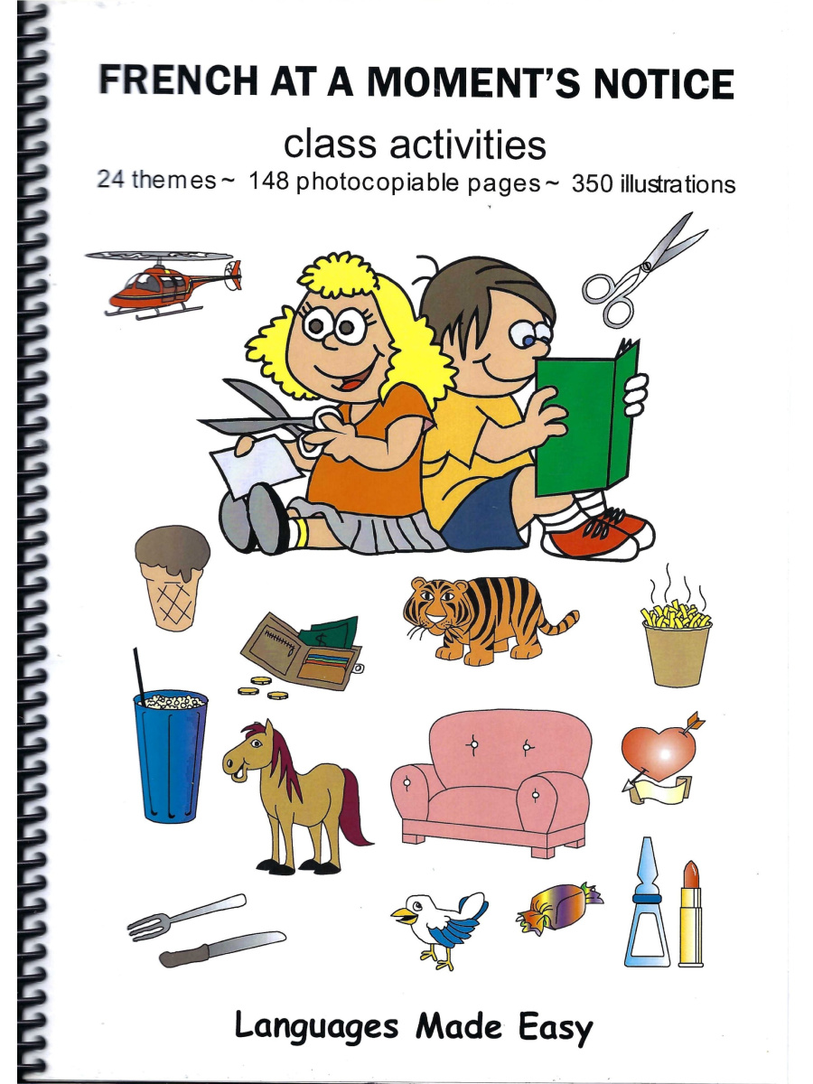 9781876258689(1) French At A Moment's Notice: Class Activities - Image 1