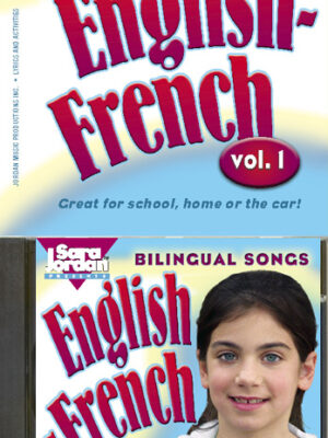 Bilingual Songs: English-French, Vol 1 CD + Book Kit
