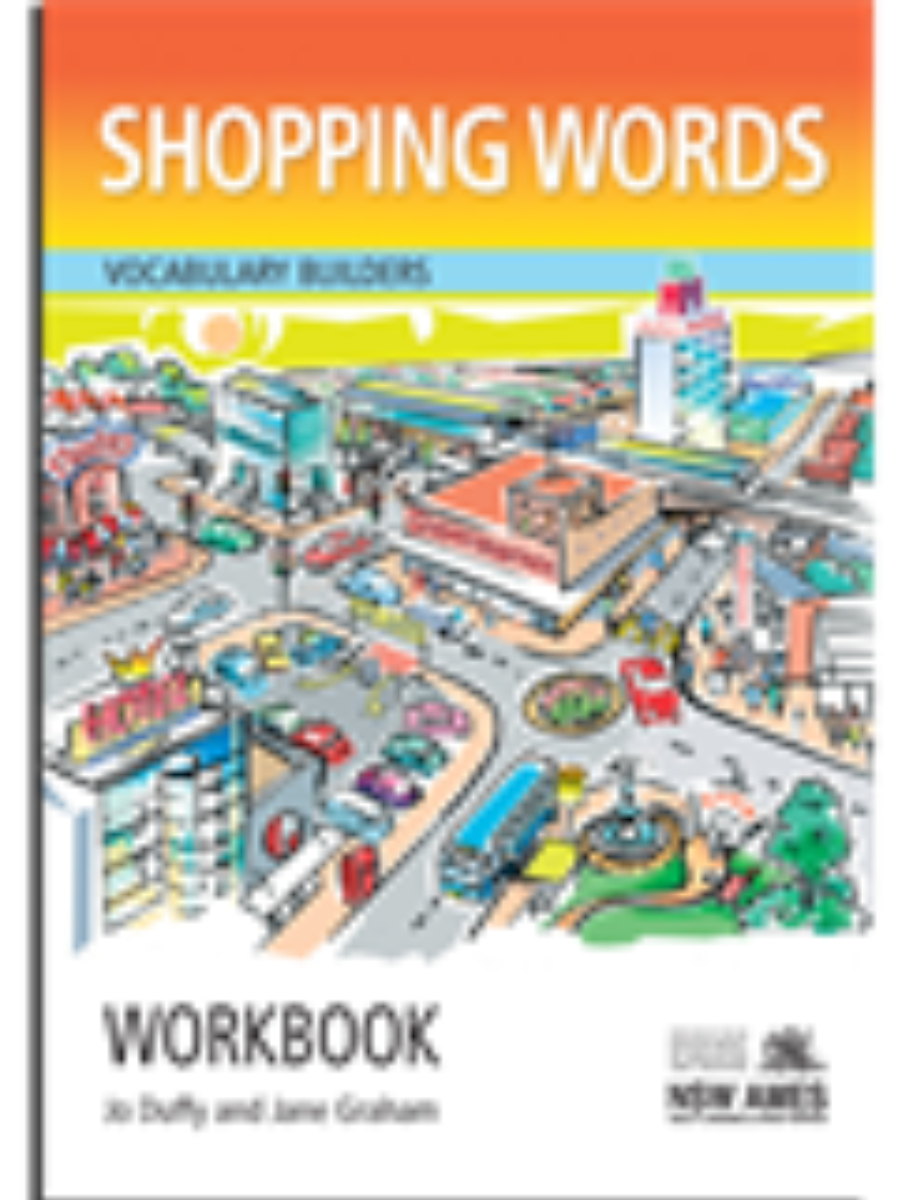 9781921075094 Vocabulary Builders Shopping Words Workbook + CD - Image 1