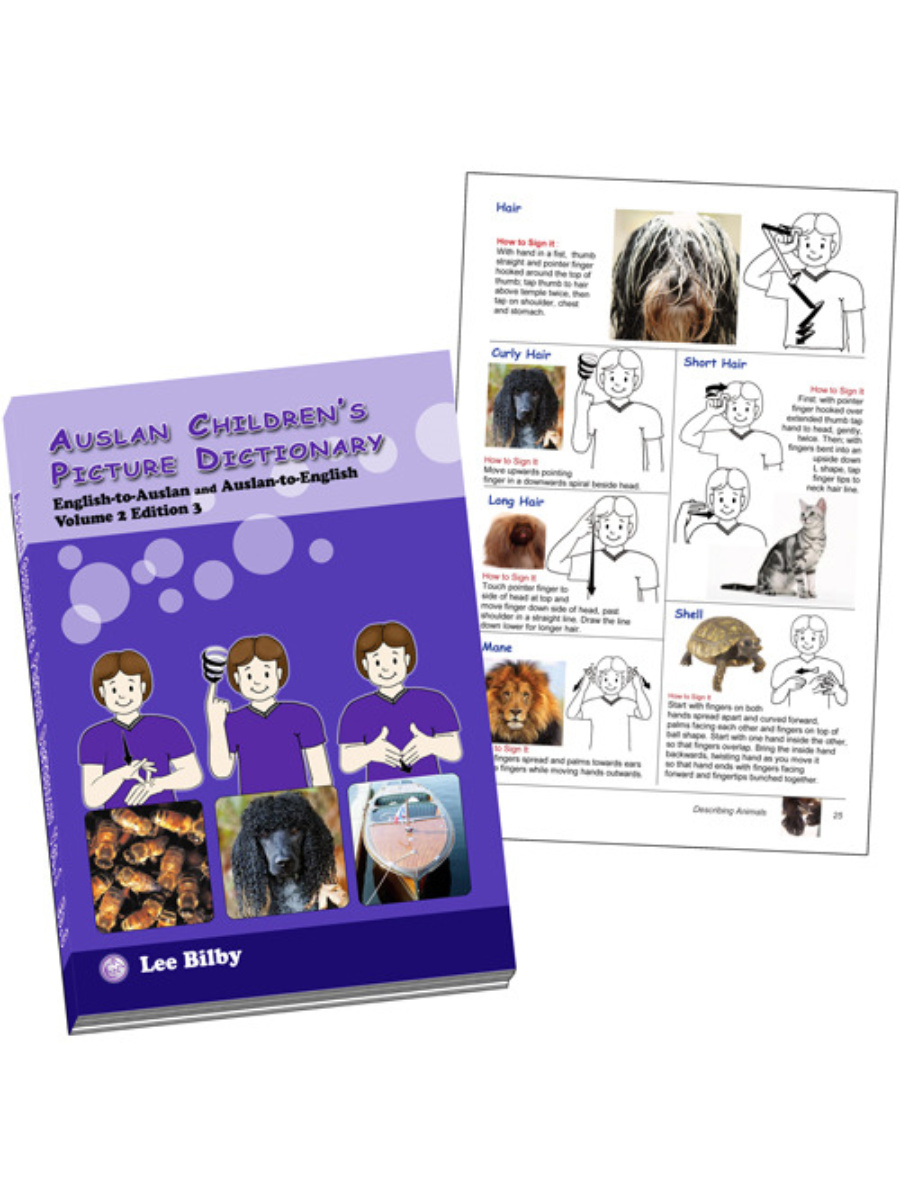 9781921391859(1) Auslan Children's Picture Dictionary, Volume 2, 3rd Edition - Image 1