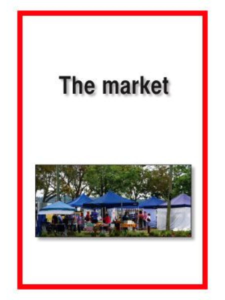 9781921539152(1) Sound English Level 1 Book 05 - The Market - Image 1