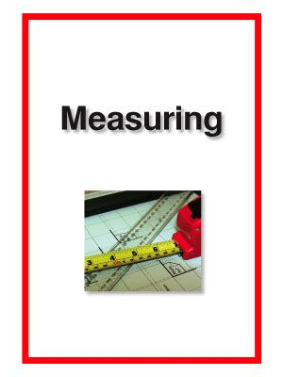 9781921539305(1) Sound English Level 1 Book 20 - Measuring - Image 1