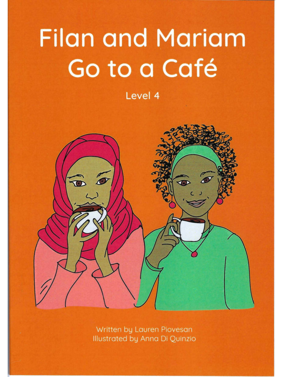 9781922826404 Filan and Mariam Go to a Café - Level 4 - Image 1