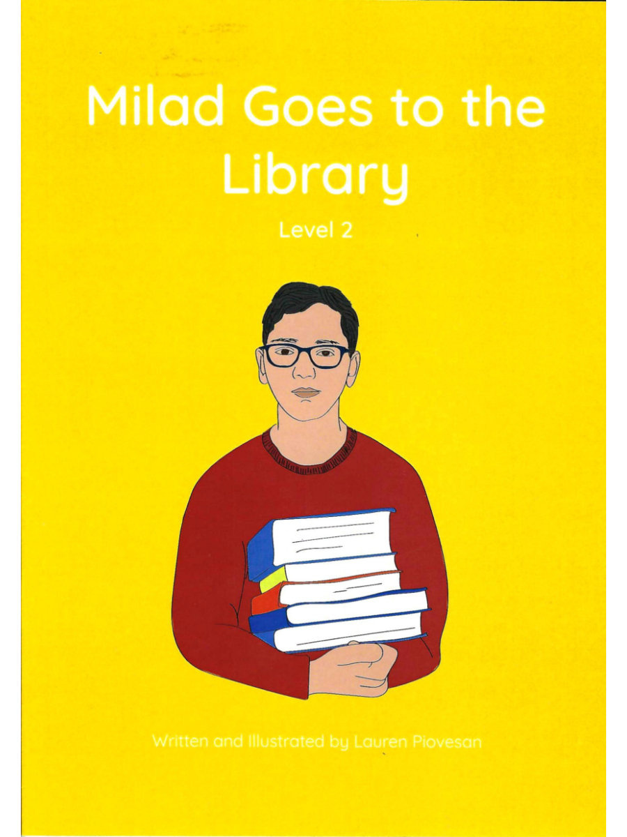 9781922826480(1) Milad Goes to the Library - Level 2 - Image 1