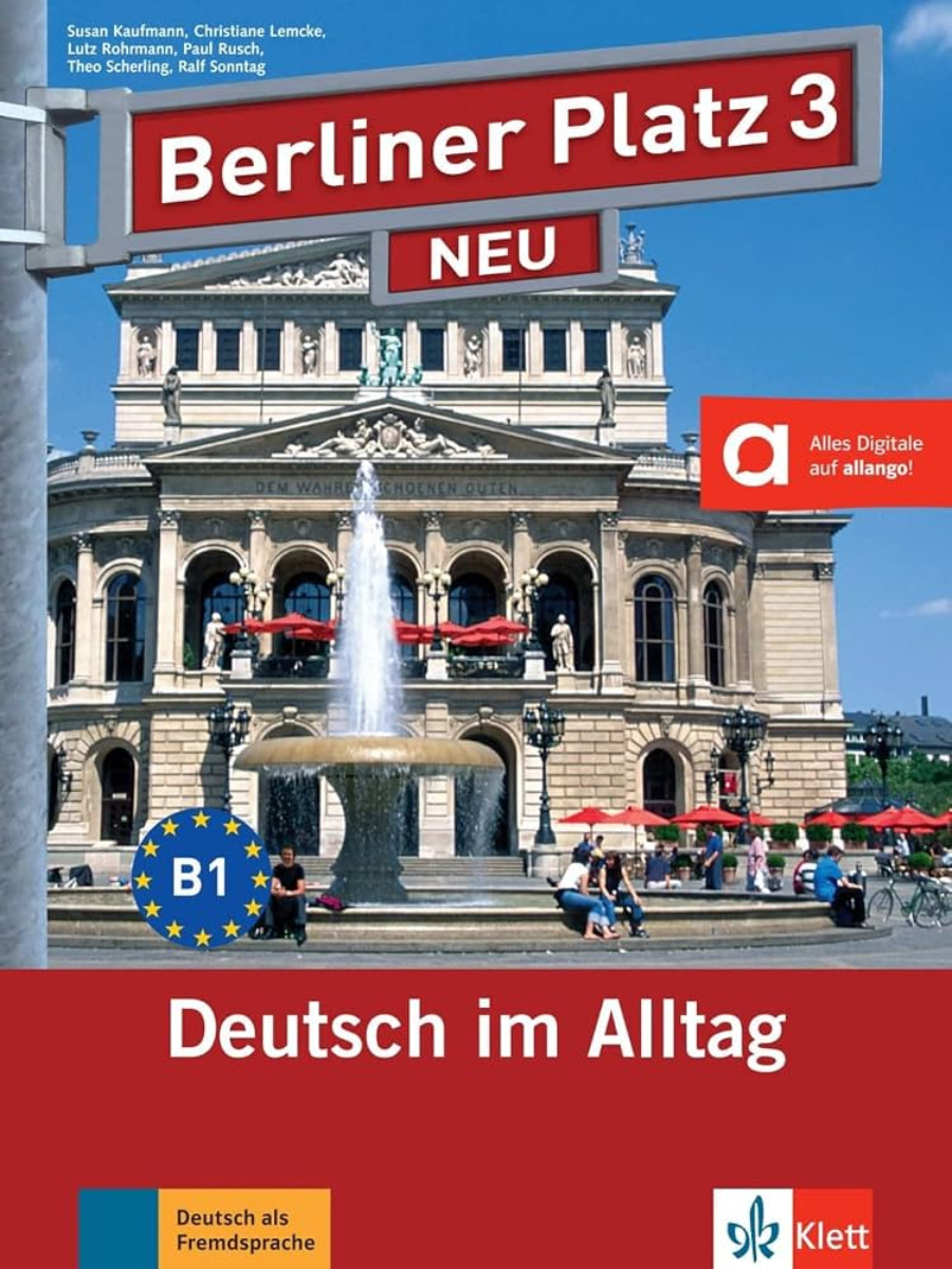 9783126060561 Berliner Platz 3 NEU B1 + Audio - Image 1