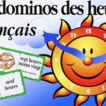 ELI Language Games: Les Dominos des Heures in French