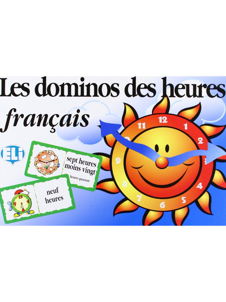 9788881480807(1) ELI Language Games: Les Dominos des Heures in French - Image 1