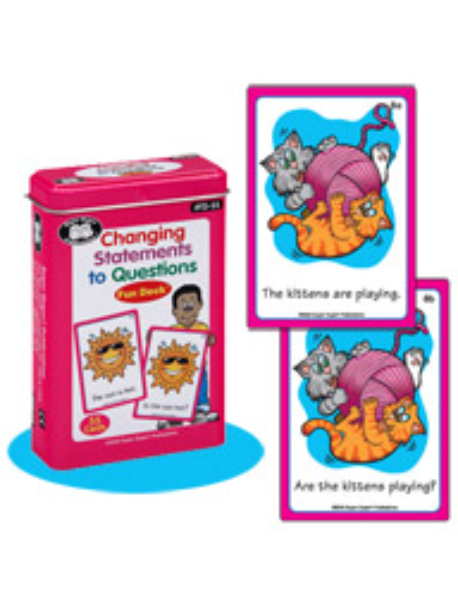 FD55(1) Fun Deck Cards - Changing Statements To Questions - Image 1